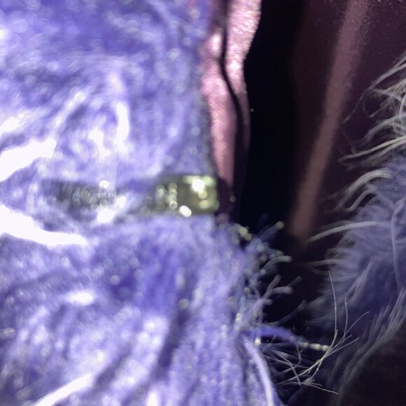 Purple Faux Fur Vest - Picture 5 of 6